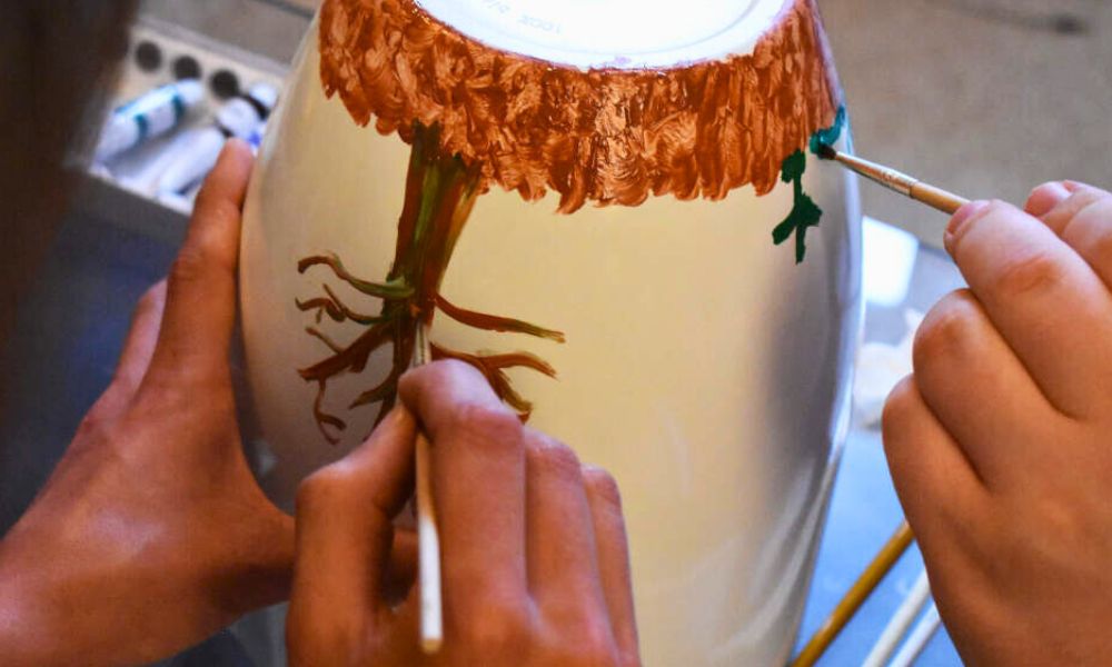 Urnen Malset Urne bemalen